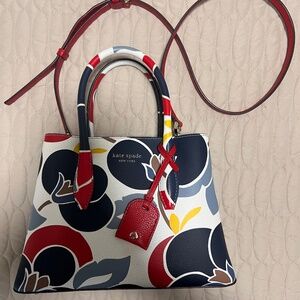 Kate Spade Small Satche Eva Breezy Floral Bucket Purse Handbag